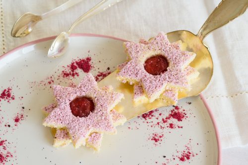 Himbeer-Kokos-Sterne – Teigwunder