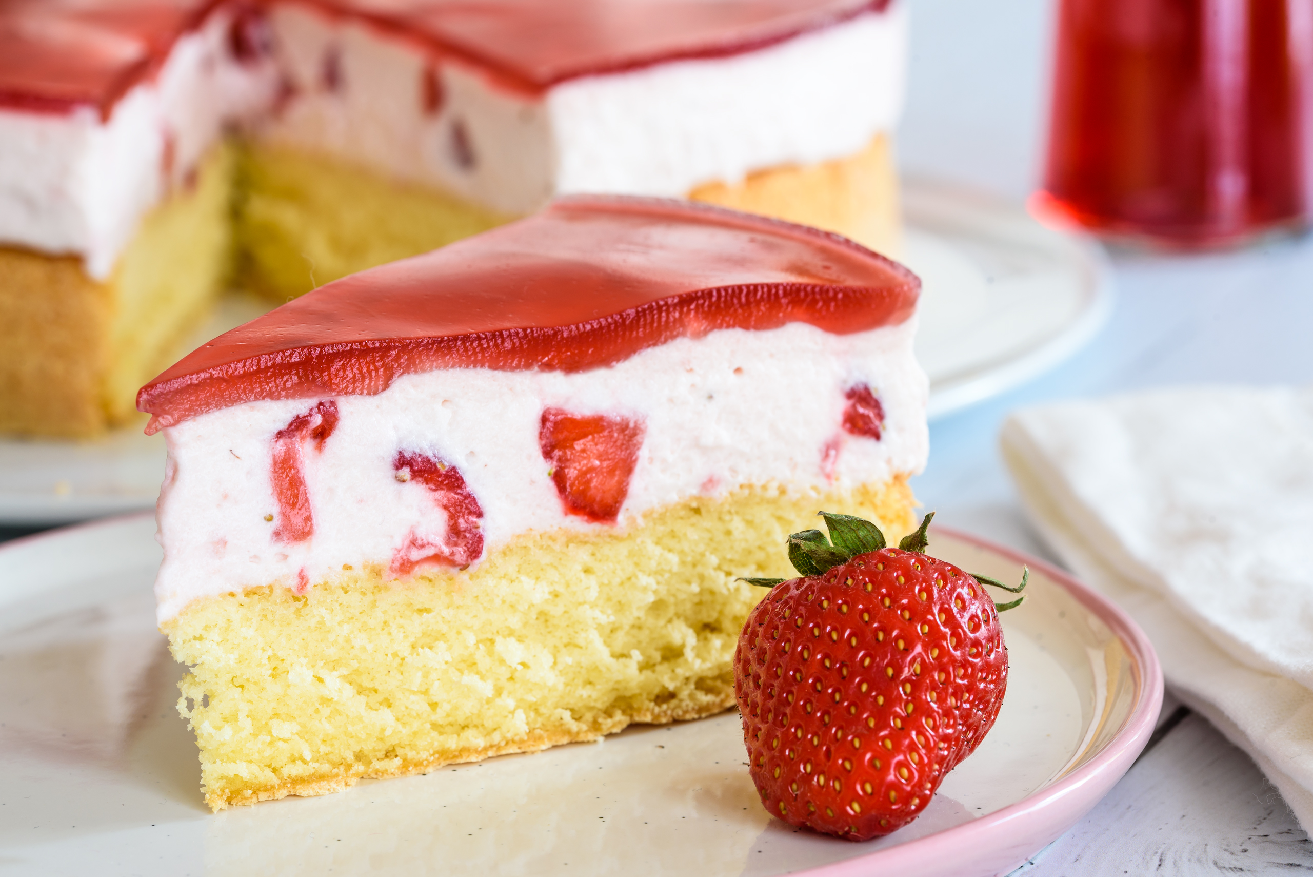 Erdbeer-Schmand-Torte